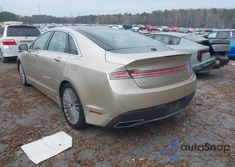 2017 Lincoln Mkz Hybrid Reserve z USA, uszkodzony, nr VIN 3LN6L5MU9HR636337